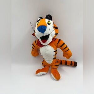 VTG 1993 Tony the Tiger Plush 8" Kelloggs Frosted Flakes Stuffed Animal Toy
